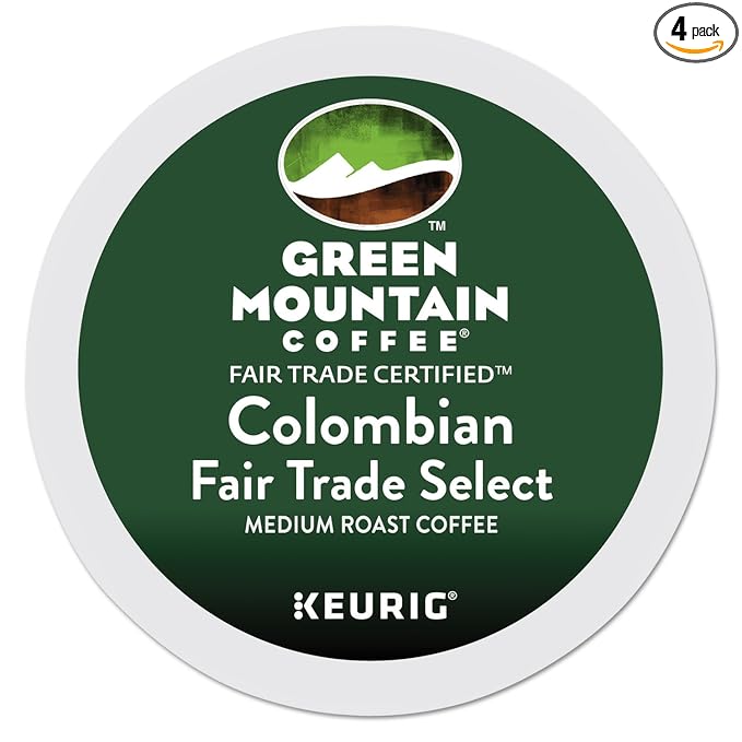 Green Mountain Coffee Roasters Colombia Select Single Serve K-Cups for Keurig Brewers 24 Count (Pack of 4)