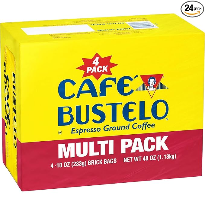 Cafe Bustelo Espresso Ground Coffee 10 Ounce -- 24 per case.