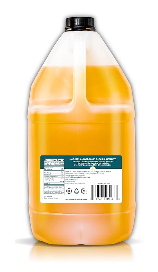 Agave Bulk Nectar By AGAVEN Natural Syrup Sweetener (Natural 176.37 Ounces)