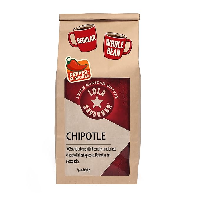 Lola Savannah Chipotle Whole Bean Caffeinated Coffee 2lb (32 oz)