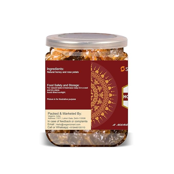 SPICE ORIGIN Honey Gulkand 300 Gram Airtight Container