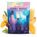 Yerba Magic – Yerba Mate Tea Instant Powder Super Drink with Nootropics Prebiotics &amp Probiotics – Clean Energy Mental Clarity &amp Gut Wellness | Low Sugar Natural Caffeine – Peach Mango 30 S