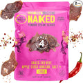 Brooklyn Biltong Air Dried Grass Fed Beef Snack South African Beef Jerky (8 oz Pack of 2) - Whole30 Approved Paleo Keto Gluten Free Sugar Free Made in USA - (Naked Chili)