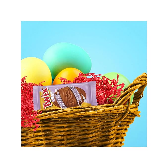 Twix Eggs - Pack of 2-6 Eggs in Each Pack - Delicious Classic Taste - Perfect for Easter Baskets - Individually Wrapped