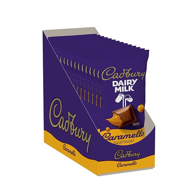 CADBURY DAIRY MILK CARAMELLO Milk Chocolate Candy Bars 4 oz (14 Count)