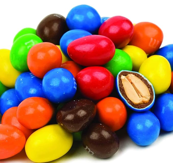 MM Bulk 5 Pound Peanut Milk Chocolate Candy Resealable Stand Up Candy Bag - Party Candy for Any Occasion Special Events | By MAJUU CONNECT.