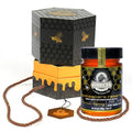 Ellora Farms Single Estate PDO Raw Greek Honey Pine &amp Thyme Raw Honey Unfiltered Beautiful Gift Pack with Dipper Beekeepers Reserve Pure Raw &amp Unfiltered Cold-Pressed Gluten Free - 450 g