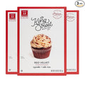 King Street Baking Co Red Velvet Cupcake &amp Cake Mix - Premium Ingredient Box Mix - 3 Pack