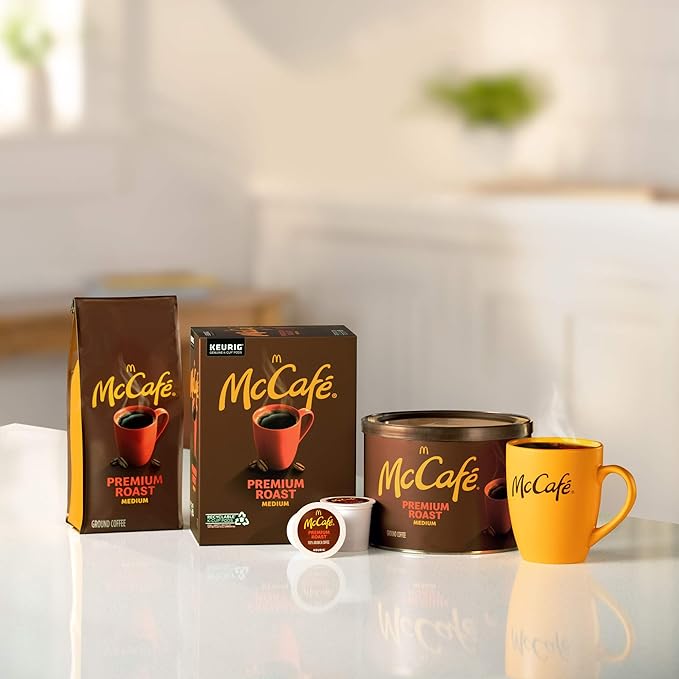 McCafe Premium Roast Coffee Single Serve Keurig K-Cup Pods Medium Roast 84 Count