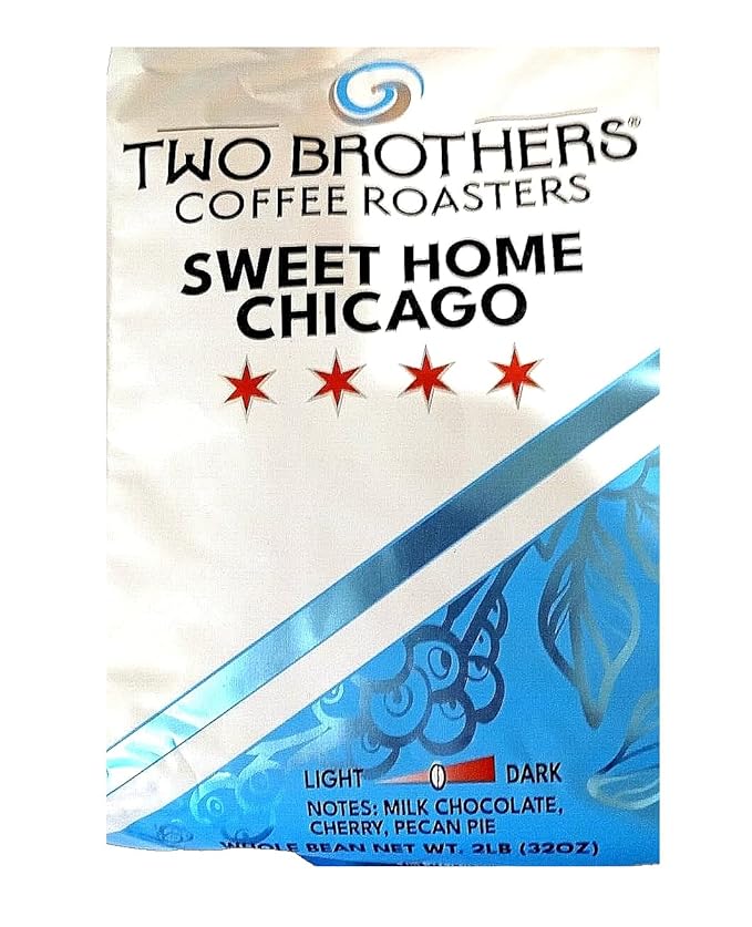 Sweet Home Chicago Medium Roast Whole Bean Coffee 32 oz (2 lb) Bag - Smooth &amp Rich Flavor Profile - Small Batch Artisan Roasted