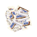 Snkrs Almond Chocolate Mini Bars - 1 lbs Fun Size Irresistible Mini Treats - Individually Wrapped Single Size Bulk Chocolate - Delicious Sweets for Valentines Day Holidays Pantry &amp Birthdays