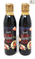 Balsamic Glazes with Strawberry and Balsamic Vinegar of Modena 8.5 fl oz/250 ml Product of Italy (Pack of 2)