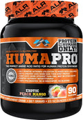 Humapro | Amino Acids Protein Matrix for Humans | 99% Utilization for Lean Muscle | Vegan Gluten Free | 90 Servings (Exotic Peach Mango)