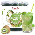 Fanale Kiwi Popping Boba Pearls Vegan Non GMO Gluten Free Fat Free Perfect for Bubble Tea Smoothies Ice Cream Desserts and Beverages.