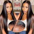9x6 30 inch Glueless Wigs Human Hair Pre Plucked Pre Cut HD Lace Front Wigs Human Hair 200% Density Straight Glueless Wigs Human Hair wigs for Black Women