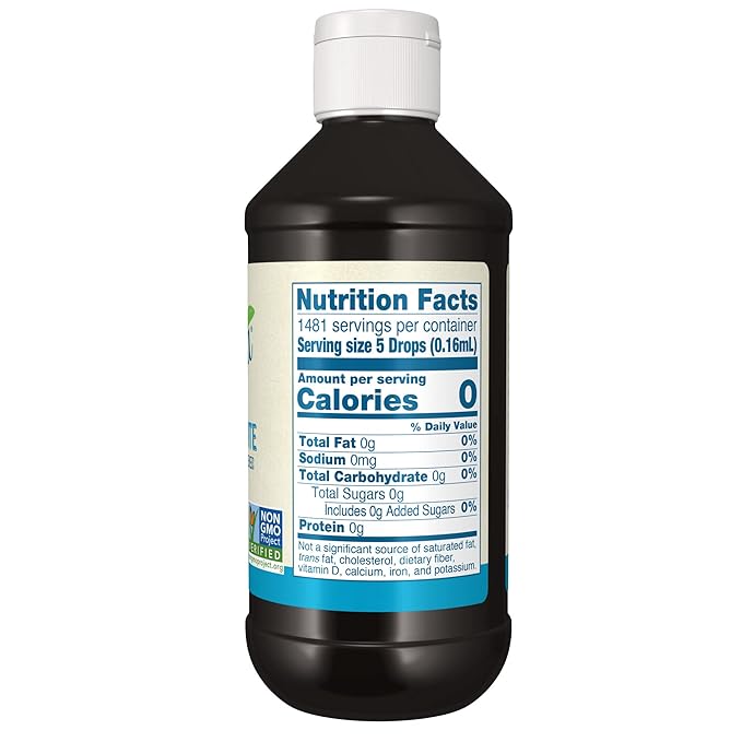 NOW Foods BetterStevia Organic Glycerite Zero-Calorie Liquid Sweetener Keto Friendly Suitable for Diabetics No Erythritol 8-Ounce