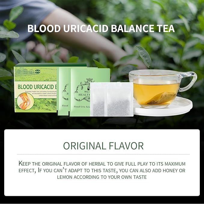 AIHIYO Blood Uric Acid Balance Tea Promote Purine Metabolism and Relieve Pain 20 Teabags