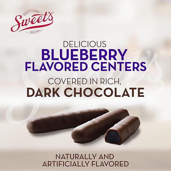 Sweet Candy Dark Chocolate Orange &amp Cherry Sticks - Chocolate Covered Candy - Orange &amp Cherry Flavors With Chocolate Coating - Old Fashioned Sweet Treat - Two (2) 10.5oz Boxes