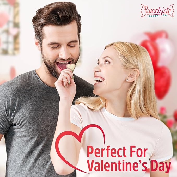 Mothers Day Chocolate Mix 5lb Pack of Heart Candy Bulk Individually Wrapped Ideal Valentine Candy Assortment for All Ages Perfect Mothers Day Chocolate Gifts for Loved Ones