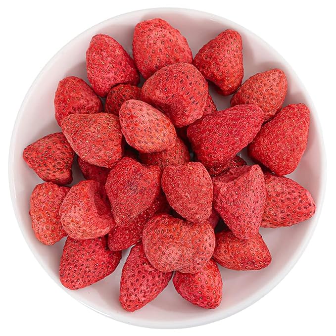jweemax 500g Dried Fruit Slices Dehydrated Fruit Slices for Cocktails Garnish Home Decor Fruit Tea Strawberry