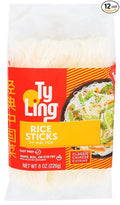 Ty Ling Py Mai Fun Rice Sticks 8-Ounce Packages (Pack of 12)