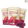 The Daily Good Soft-Dried Dragon Fruit Slices | All Natural Superfood Snacks for Adults &amp Kids | Healthy Soft and Chewy | No Sugar Added or Preservatives Gluten Free Vegan (1.41 oz Pack of 3)