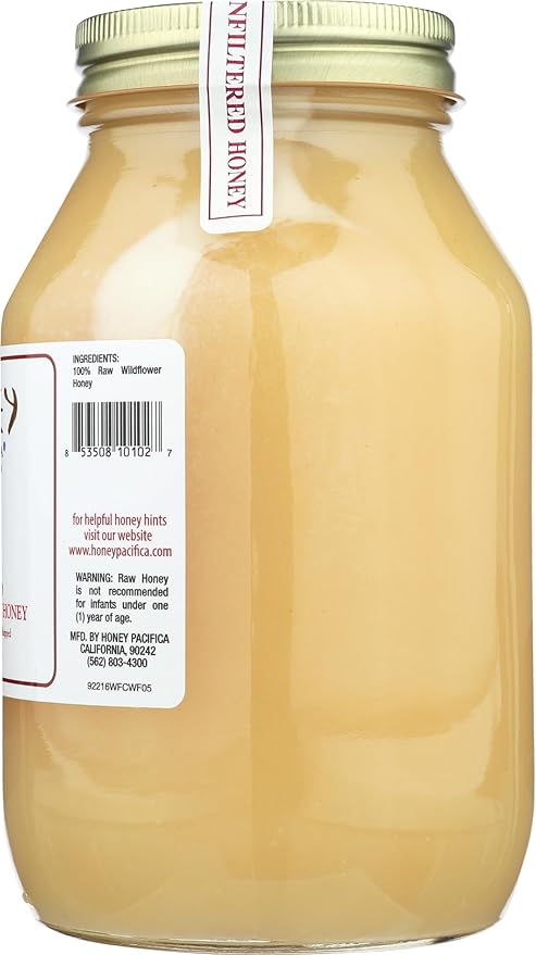 Honey Pacifica Honey Jar Creamy Wilflower 46 Ounce