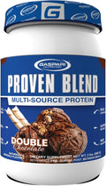 Gaspari Nutrition Proven Blend Multi Source Protein Powder Beef Protein Isolate Whey Concentrate and Whey Isolate Builds Lean Muscle 24g of Protein (28 Servings Double Chocolate)