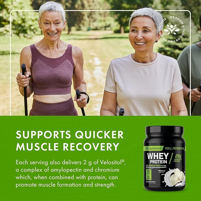 Swanson Full Potential Whey Protein - Vanilla