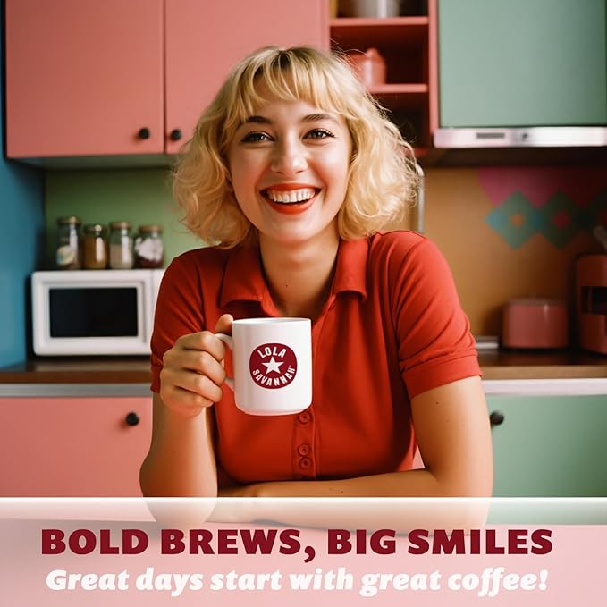 Lola Savannah Pecan Maple Nut Flavored Whole Bean Caffeinated Coffee 16 Ounce Bag