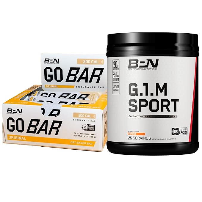 Bare Performance Nutrition BPN Go Bar &amp G.1.M Sport Orange Bundle