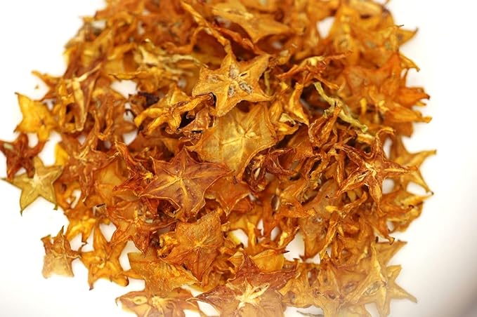 Garnishes &amp Dreams Dehydrated &amp Dried Star Fruit Slices (7oz) – Natural Carambola for Cocktails Mixology Baking &amp Desserts Edible Fruit Garnish No Sugar Added Healthy Snack