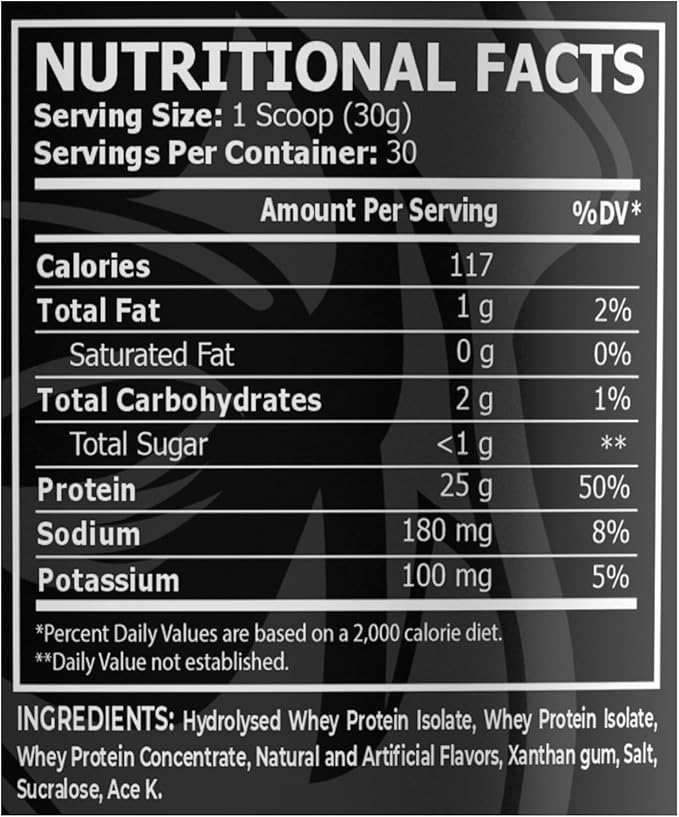 Isolate Protein Powder | 100% Whey Isolate | 25g Protein + All Essential Amino Acids | for Strength &amp Lean Muscle | 2 Pounds (Smooth Vanilla)