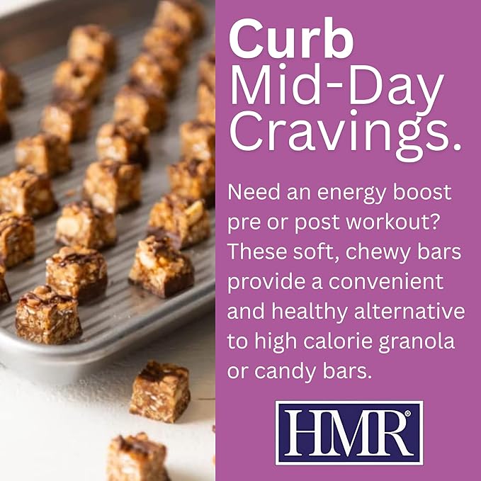 HMR Fudge Graham &amp Double Chocolate Chip Protein Bars | 24 Count Variety Pack | 10g Protein Each | Low-Calorie Nutritious Snack &amp Dessert | Supports Weight Maintenance &amp Healthy Lifestyle