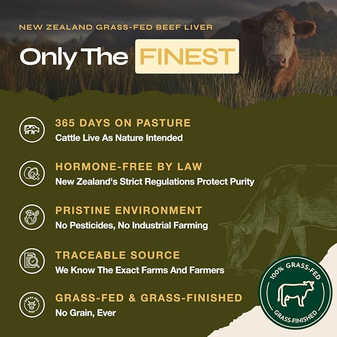 Primal Power Beef Liver Bar 1100mg - New Zealand Grass-Fed 211% DV B12 10g Protein Collagen - Zero Added Sugar No Seed Oils Gluten Free - Chocolate Almond Sea Salt (12 Pack)