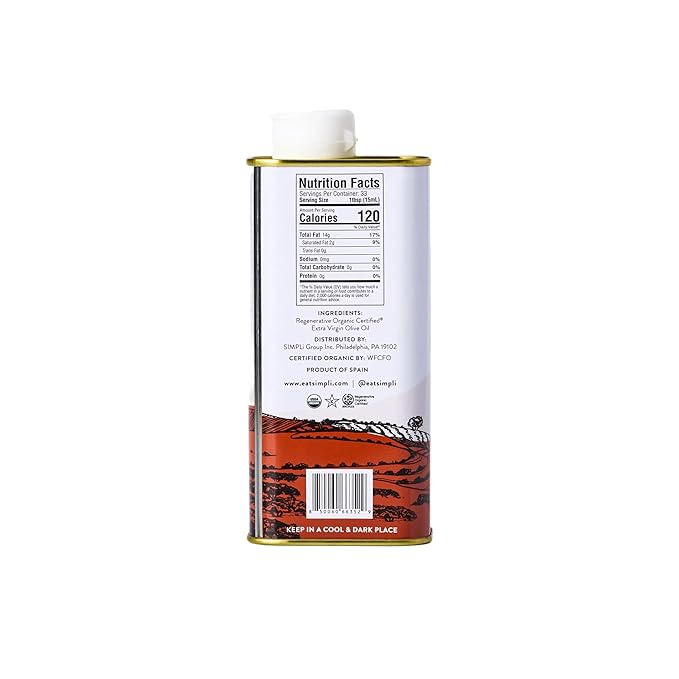 SIMPLI Organic Spanish Extra Virgin Olive Oil 16.9 FZ