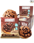 Legendary Foods Cinnamon Roll 22g Protein Bars – Gluten-Free Low Carb Meal Option – Sweet Zero Sugar Snack Keto-Friendly – 10-Pack High Protein Pre- or Post-Workout Nutrition Bars - Milk Chocolate