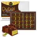 Dolcella Dubai Chocolate Truffles Gift Box – Milk Chocolate with Pistachio Cream Butter &amp Crispy Kataifi | 24-Piece Luxury Chocolate Candy Box | 9.31 OZ (264g)