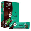 NuGo Dark Chocolate Mint Chocolate Chip 13g Protein Bar Vegan Gluten Free Non-GMO Kosher Pareve 12 Count