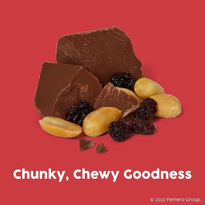 Chunky Giant Milk Chocolate Candy Bar 12 Count Bulk Individually Wrapped Ferrero Candy 4.2 oz