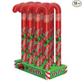 M&ampM'S Christmas Stocking Stuffer Milk Chocolate Candy 3 oz Candy Cane Tube Pack of 12