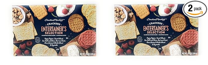 H-E-B Central Market Entertainer's Selection Crackers 8.8oz - 2 pack - crackers of charcuterie board
