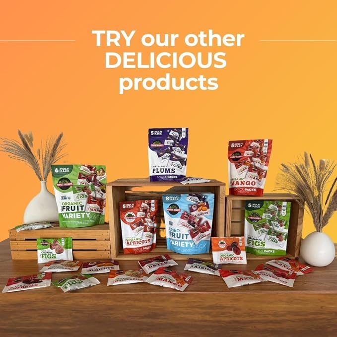 Perfect Delights Organic Turkish Figs Vegan Sun-Dried Pitted Figs Healthy Fruit Snack for Kids and Adults - Single Pack (32 oz)