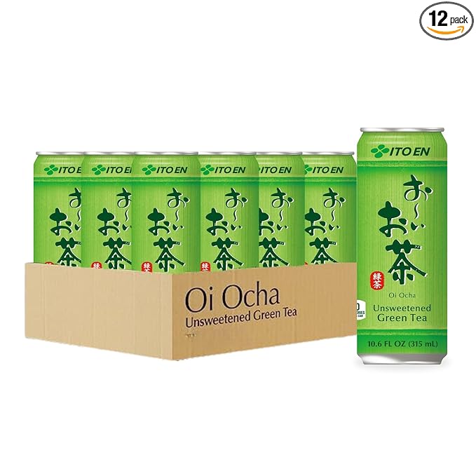 Ito En Oi Ocha Green Tea Unsweetened 10.6 Ounce (Pack of 12)