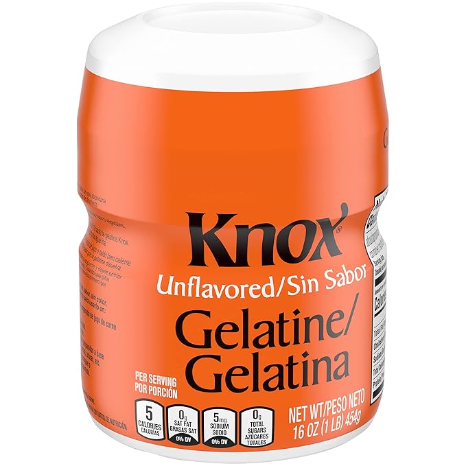 Knox Unflavored Gelatin - 1 lb - SET OF 3