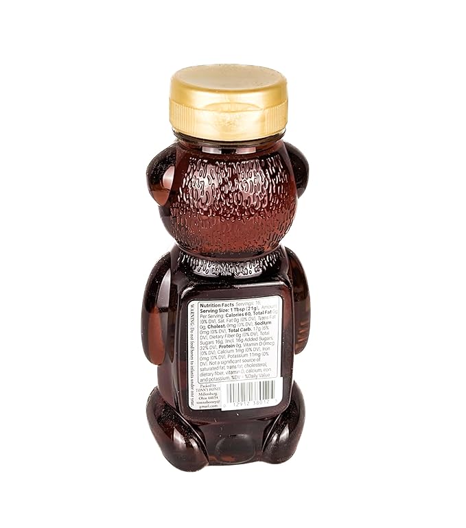 Ohio Honey 12 oz Bear Bottle (Pack of 4)