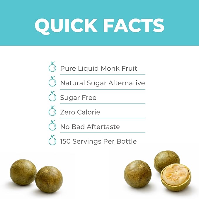 SweetMonk - 100% Pure Original Monk Fruit Sweetener Liquid Sugar Substitute - 1.7oz | No Water Added MonkFruit Extract | 0 Calorie Keto Friendly MonkFruit Drops | Vegan Gluten Free | No Stevia (2-Pack