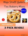 Mojo Stuff Galore Mojo's Children's Easy to Bake Oven Mixes | Play Toy Oven 2 Pack Refill | Pretzel Ultimate EZ Cooking Baking Supplies | Pretzel Pack Net Wt 4.2 oz