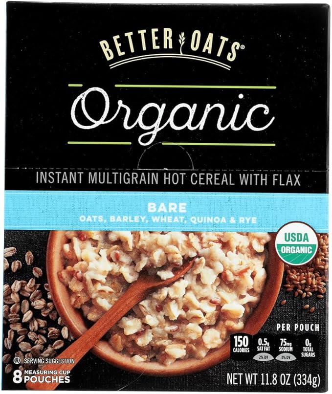 Better Oats - Better Oats Bare 8 Pouches (6x11.8 OZ)
