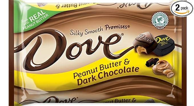 2 - 7.94oz Bags of Silky Smooth Chocolate Promises (Peanut Butter &amp Dark Chocolate)